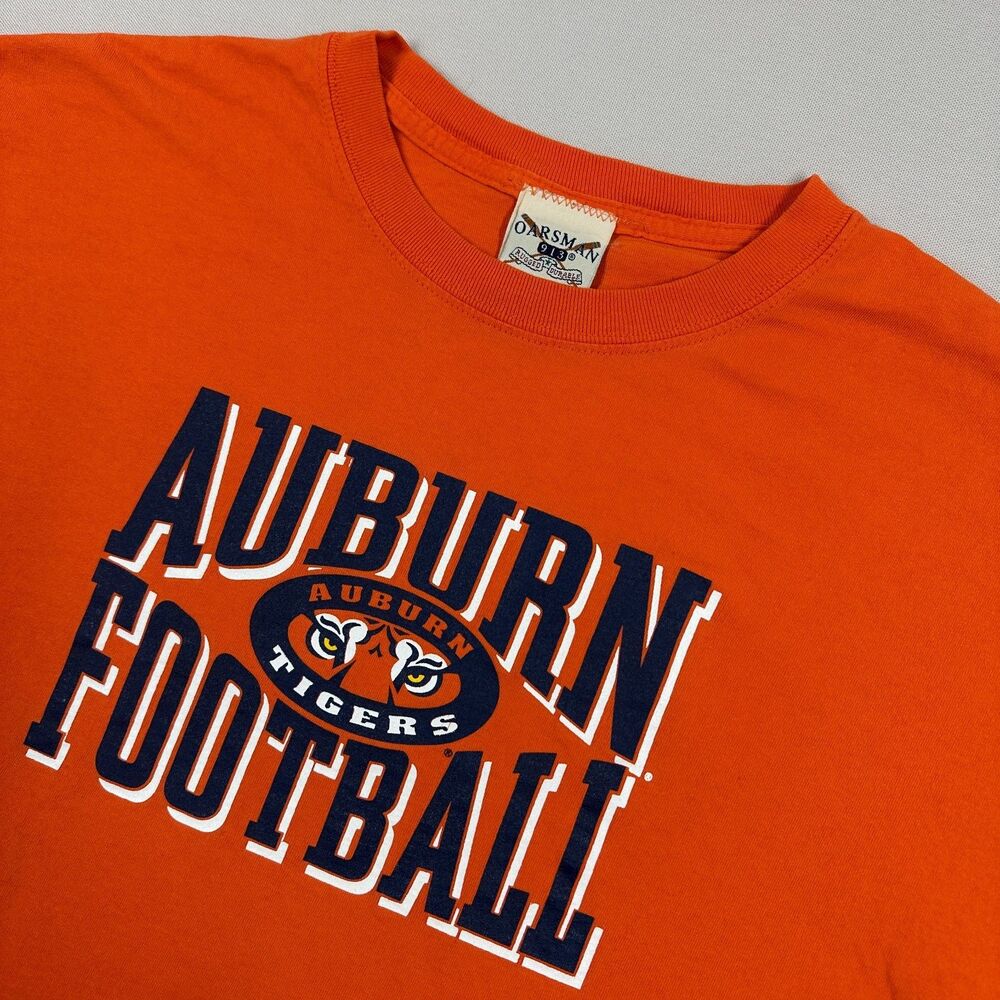 Oarsman Auburn Tigers Football Orange T-Shirt - Size XL